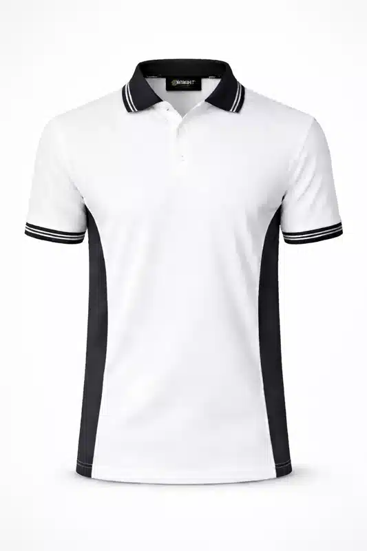 Two Color Panel Polo Shirt Select