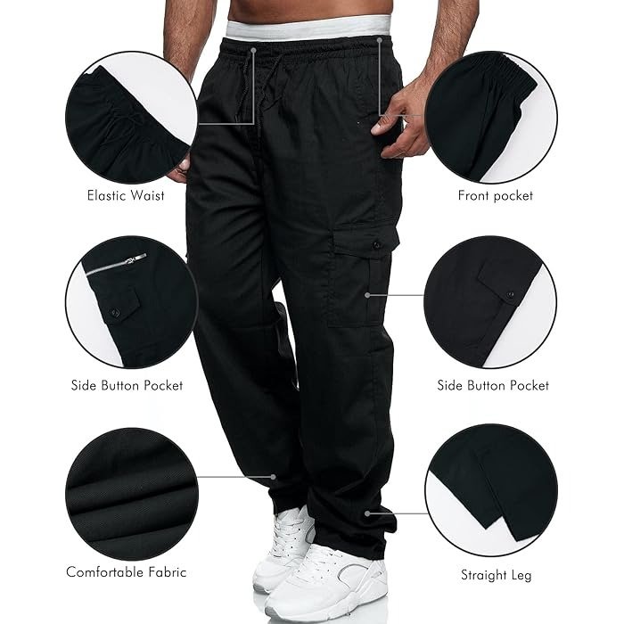 Black Cargo Pant