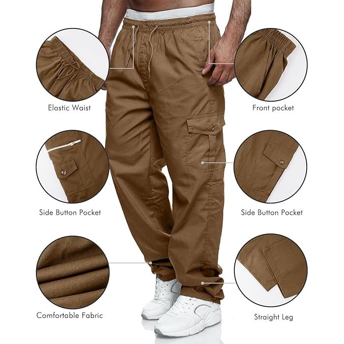 Dark Beige Cargo Pant