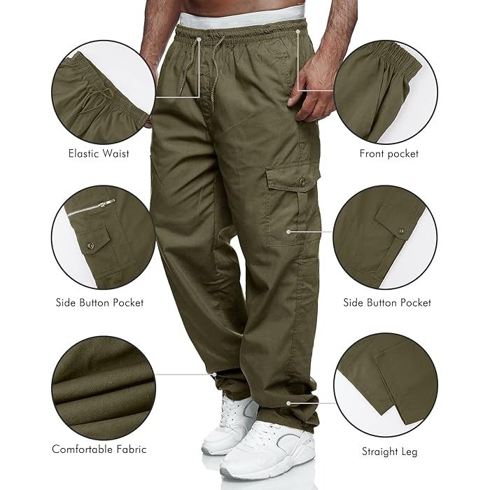 Olive Gray Cargo Pant