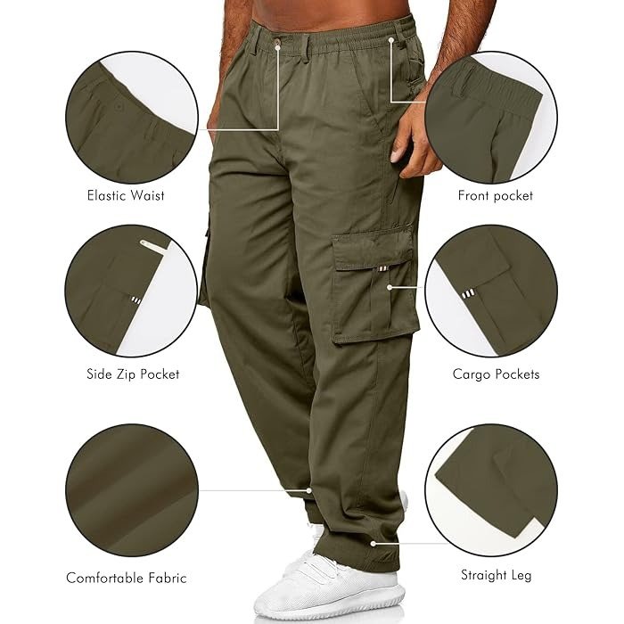 Olive Green Cargo Pant