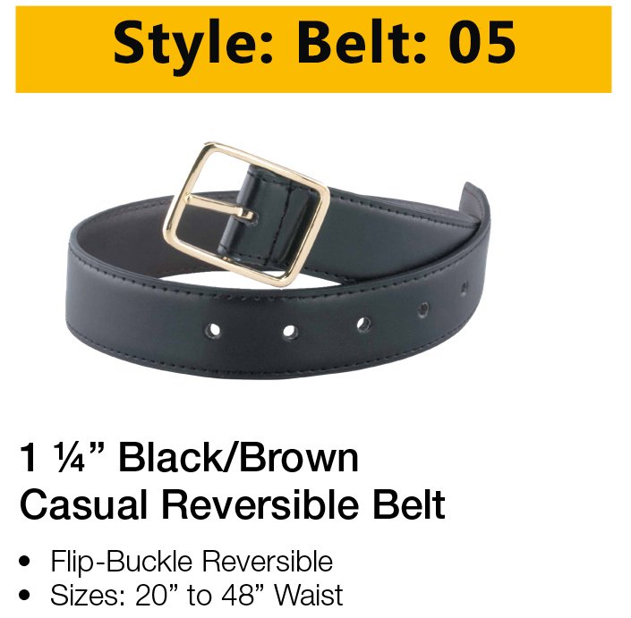 Flip Buckle Reversible Belt