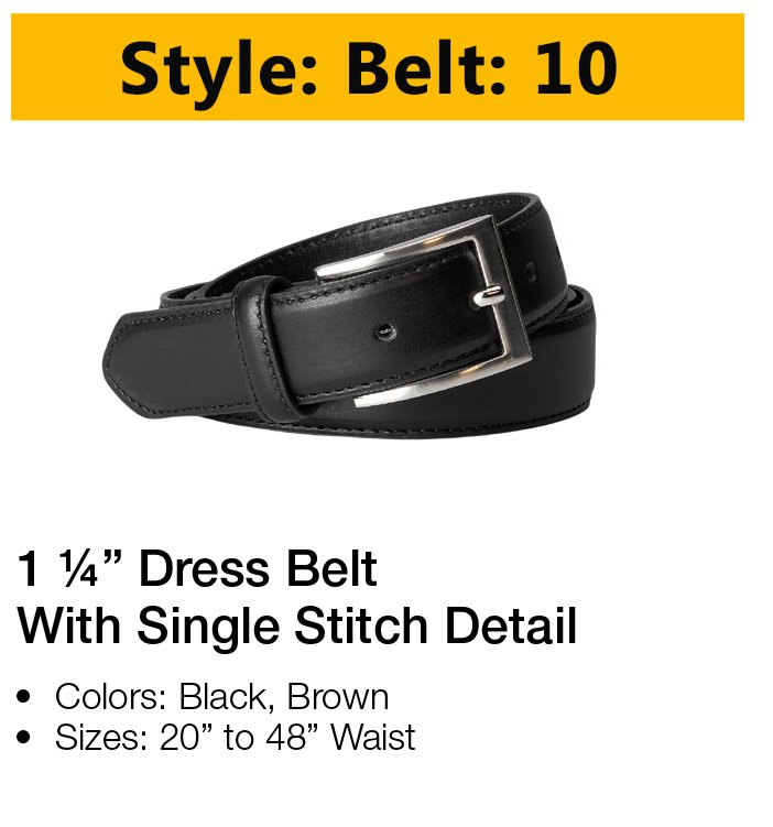 School Single Stitch Belt