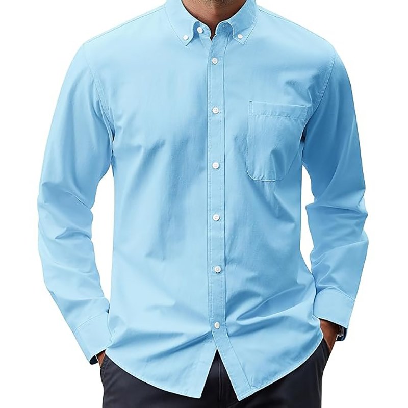 Oxford Sea Blu Shirt For Teachers