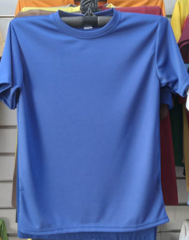 Shirt Dark Blue Color Polyester Mesh