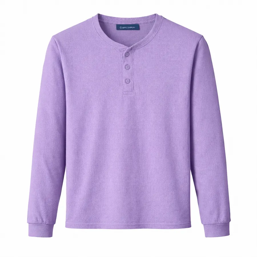 Henley T-Shirt Blue