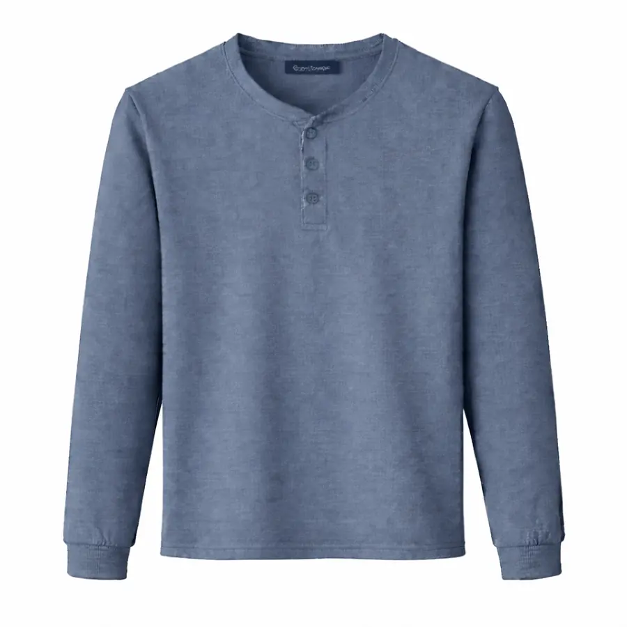 Henley T-Shirt Prime Classic Cotton Jersey Shirt