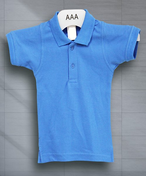 Blue Polo T-Shirt For Children Years