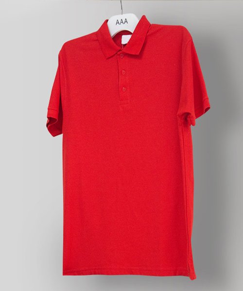 Red Polo T-Shirt For Children Years