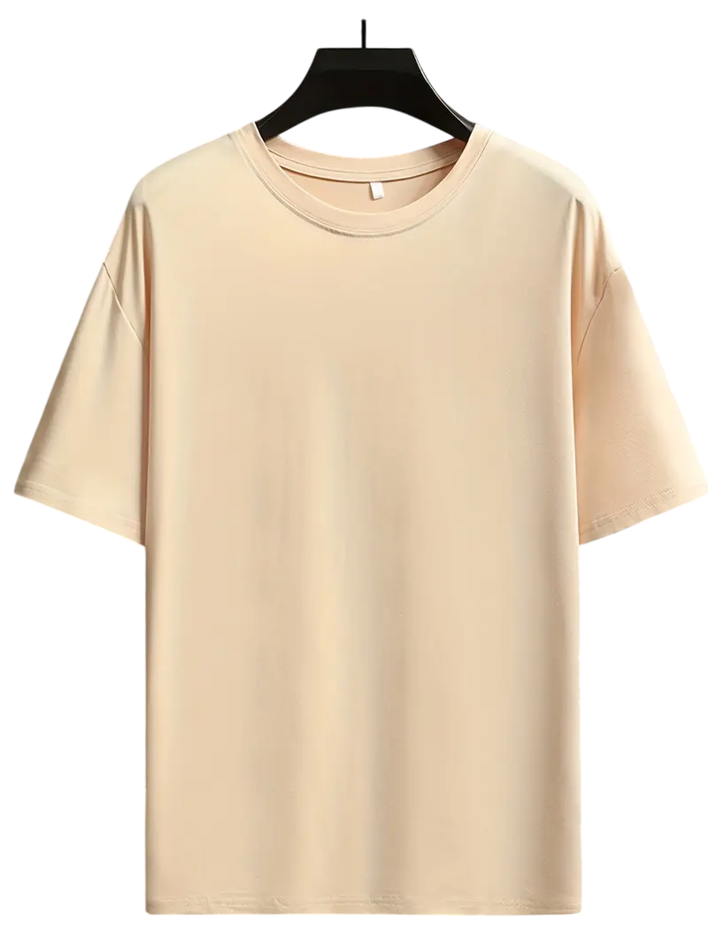 Beige Color Oversized T-Shirt