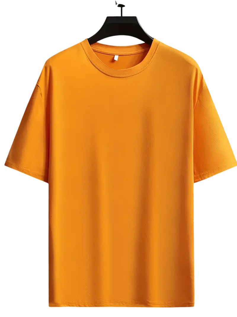 Golden Yellow Color Oversized T-Shirt